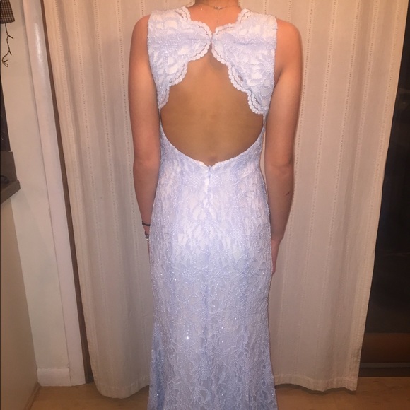 Light blue prom dress - Picture 3 of 4